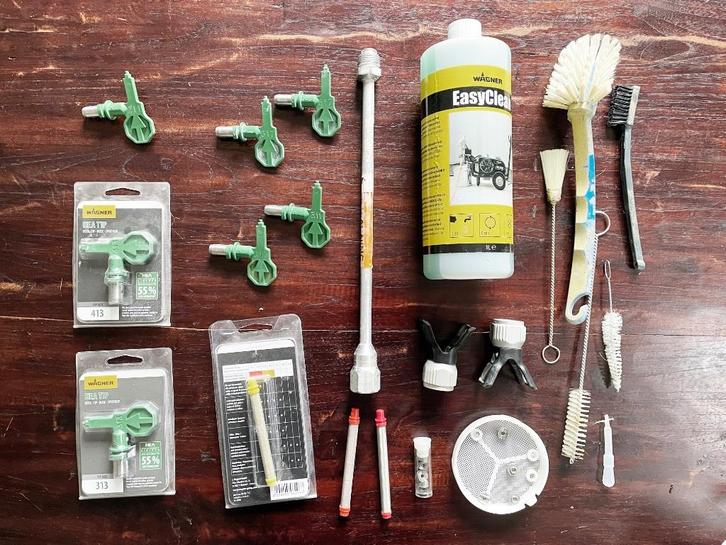 WAGNER Control Pro set accessoires - Airless spuittips, Doe-het-zelf en Verbouw, Schildersmaterialen, Gebruikt, Verfspuit of Verfpomp
