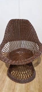 Rotan fauteuil, vintage, Huis en Inrichting, Fauteuils, Ophalen, Gebruikt, Minder dan 75 cm, Vintage
