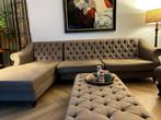 Sofa met chaise longue, love Seat,, Ophalen, Gebruikt, Minder dan 75 cm, 300 cm of meer
