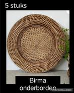 5 nieuwe Birma onderborden, Ophalen of Verzenden, Nieuw, Glas of Kopje
