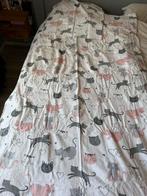 Nieuw flanel dekbedovertrek roze poesjes eenpersoons, Eenpersoons, Dekbedovertrek, Nieuw, Ophalen of Verzenden