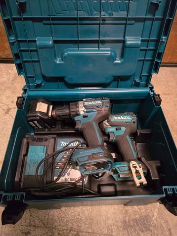 Makita combiset 18v met accu en lader beschikbaar voor biedingen