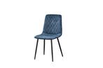 Velours/velvet stoffen eetkamerstoelen, model Rob