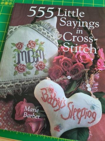 borduurboek 555 little sayings in cross stitch borduren beschikbaar voor biedingen
