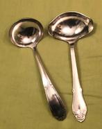 Vintage zwaar/ verzilverde Sauslepels Madeleine/ Gero 90, Ophalen of Verzenden