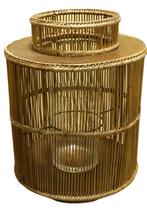 Groot (vloer )windlicht, Huis en Inrichting, Woonaccessoires | Kandelaars en Kaarsen, Ophalen, Gebruikt, 25 tot 50 cm, Kandelaar