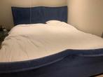 Gratis 180x200 bed - Ideaal voor logeerkamer!, Huis en Inrichting, Slaapkamer | Bedden, Ophalen, Gebruikt, Blauw, Tweepersoons