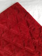 kussenhoes donkerrood 2 stuks fluweelachtig, Ophalen of Verzenden, Zo goed als nieuw, Rood, Vierkant