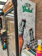 Oude Grolsch vitrine koelkast, Ophalen, Gebruikt, Zonder vriesvak