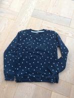 zgan donkerblauwe trui zilveren glitter SWEET hema 122/128, Kinderen en Baby's, Meisje, Trui of Vest, Ophalen of Verzenden, Zo goed als nieuw