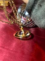 Vivienne Westwood ketting, Ophalen of Verzenden, Zo goed als nieuw, Goud, Met strass