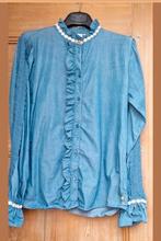 Fabienne Chapot spijker Blouse Maat 38, Maat 38/40 (M), Blauw, Ophalen of Verzenden, Zo goed als nieuw