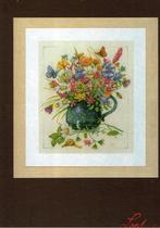 Cado marjolein bastin borduurpakket, meadow flowers in vase, Ophalen of Verzenden, Nieuw, Handborduren, Borduurpakket