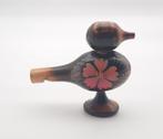 Vintage Russisch houten handgeschilderde Vogel Fluit, Ophalen of Verzenden, Zo goed als nieuw