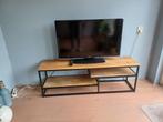Tv meubel met mangohout, Huis en Inrichting, Kasten | Televisiemeubels, Ophalen, Overige materialen, 100 tot 150 cm, Zo goed als nieuw