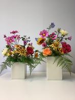 Vrolijke set Zomerbloemen in pot 60 hoog  50 p stuk 80 vr 2, Ophalen, Zo goed als nieuw