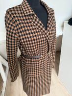 Pied de poule wollen vest one size, Kleding | Dames, Ophalen of Verzenden, Zo goed als nieuw, Maat 38/40 (M), Zwart