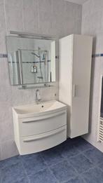 Riho badkamermeubel met wastafel + spiegel + hoge kast, Gebruikt, Minder dan 100 cm, 25 tot 50 cm, 50 tot 100 cm