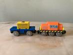 Trein locomotief met wagon magnetisch, Ophalen of Verzenden, Gebruikt, Jongen of Meisje