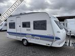 Hobby De luxe Easy 450 UF bj 2004 met voortent en luifel, Caravans en Kamperen, Overige typen, Schokbreker, Rondzit, Hobby