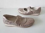Gabor maat 40.5 / 7 G zilveren leren ballerinas instappers, Overige kleuren, Verzenden, Gabor, Ballerina's