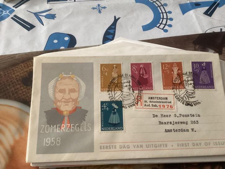 No2943 Kinder E34 aangetkend Amsterdam Heb ook van Nederland, Postzegels en Munten, Postzegels | Eerstedagenveloppen, Beschreven