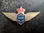 Speldje broche KLM junior Skipper, Verzamelen, Ophalen, Gebruikt, Overige onderwerpen, Speldje of Pin