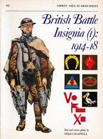 British Battle Insignia (1): 1914-18, Boeken, Ophalen of Verzenden, Voor 1940, Gelezen, Landmacht