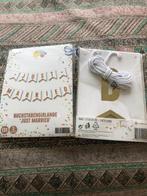 2 stuks leuke nieuwe trouw slingers, Ophalen of Verzenden, Nieuw, Accessoires