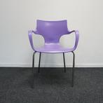 Jim Design Stoelen | Kantine stoelen | Tuinstoelen | Lila, Huis en Inrichting, Stoelen, Kunststof, Gebruikt, Overige kleuren, -