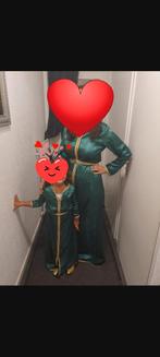 Moeder en dochter jurken, te koop, Ophalen of Verzenden, Zo goed als nieuw, Maat 38/40 (M), Groen