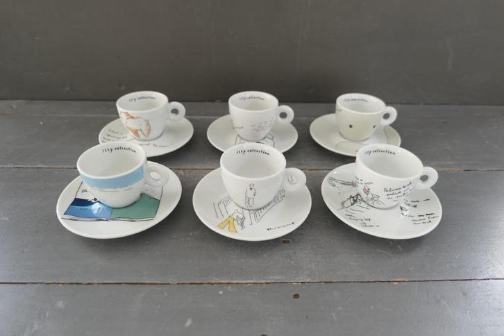 Illy 'Dream' espresso set Shizuka Yokomizo 2003, Huis en Inrichting, Keuken | Servies, Zo goed als nieuw, Kop(pen) en/of Schotel(s)