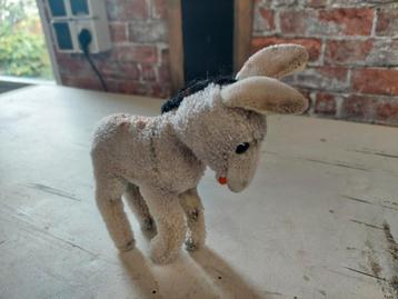 Antiek Pluche Ezeltje - Vintage Charme beschikbaar voor biedingen