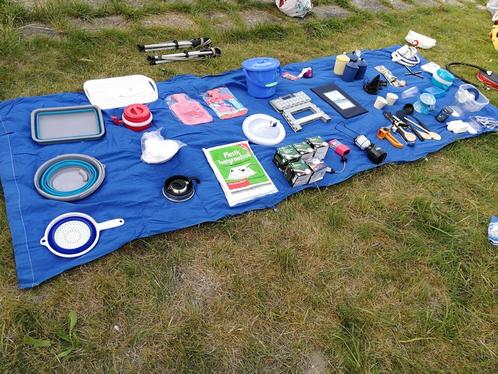 Diverse campeer artikelen, ook gaspit, stoeltjes, 4 perstent, Caravans en Kamperen, Kampeeraccessoires, Zo goed als nieuw, Ophalen of Verzenden