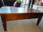 Houten Salontafel met Lade - Landelijke Stijl, Ophalen, Gebruikt, 100 tot 150 cm, 50 tot 75 cm
