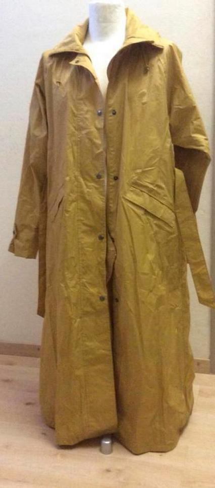 AGU lange Trenchcoat/Regenjas - Maat 40 - Nieuwstaat, Kleding | Dames, Jassen | Zomer, Nieuw, Maat 42/44 (L), Geel, Verzenden