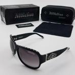 Zonnebril Affliction Raven 64-17-135 Gold Black Silver, Overige merken, Zonnebril, Verzenden, Zwart