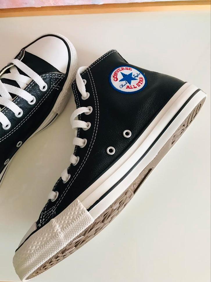 Converse Chuck Taylor All Stars High Leather Black 41 1s581, Kleding | Heren, Schoenen, Nieuw, Sneakers of Gympen, Zwart, Ophalen of Verzenden