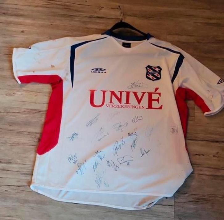 Gesigneerd SC Heerenveen shirt 2004-2006, Verzamelen, Sportartikelen en Voetbal, Gebruikt, Shirt, Ophalen of Verzenden