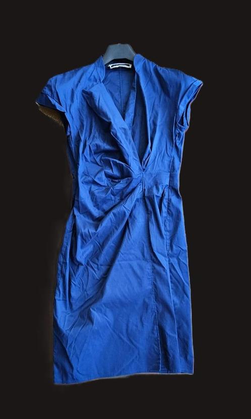 jurk van Luisa Cerano maat 36, Kleding | Dames, Jurken, Zo goed als nieuw, Maat 36 (S), Blauw, Knielengte, Ophalen of Verzenden