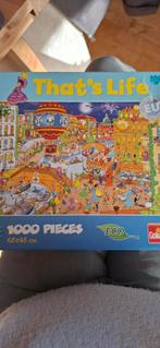 That's Life Puzzel - 1000 stukjes, Hobby en Vrije tijd, Denksport en Puzzels, Ophalen of Verzenden, 500 t/m 1500 stukjes, Zo goed als nieuw