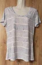 charles vogele wit-blauw shirt maat M, Kleding | Dames, T-shirts, Maat 38/40 (M), Charles Vogele, Blauw, Ophalen of Verzenden