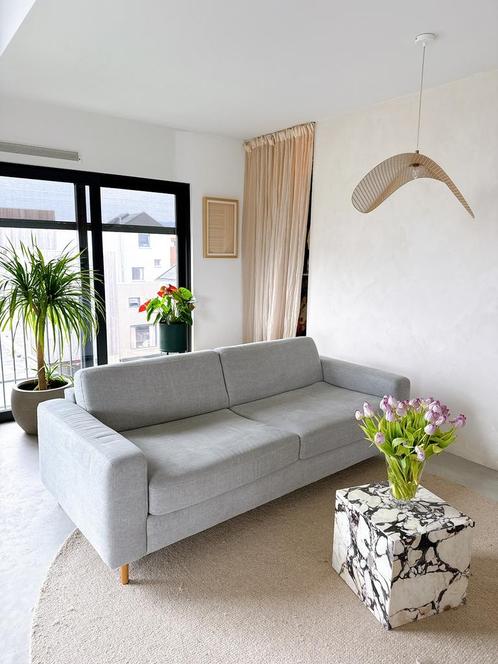 Bolia Scandinavia 3-zitsbank met slaapfunctie – 220 cm Grijs, Huis en Inrichting, Banken | Sofa's en Chaises Longues, Zo goed als nieuw