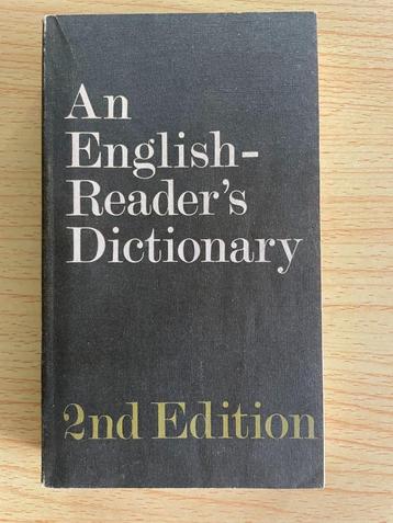 English-Readers Dictionary beschikbaar voor biedingen