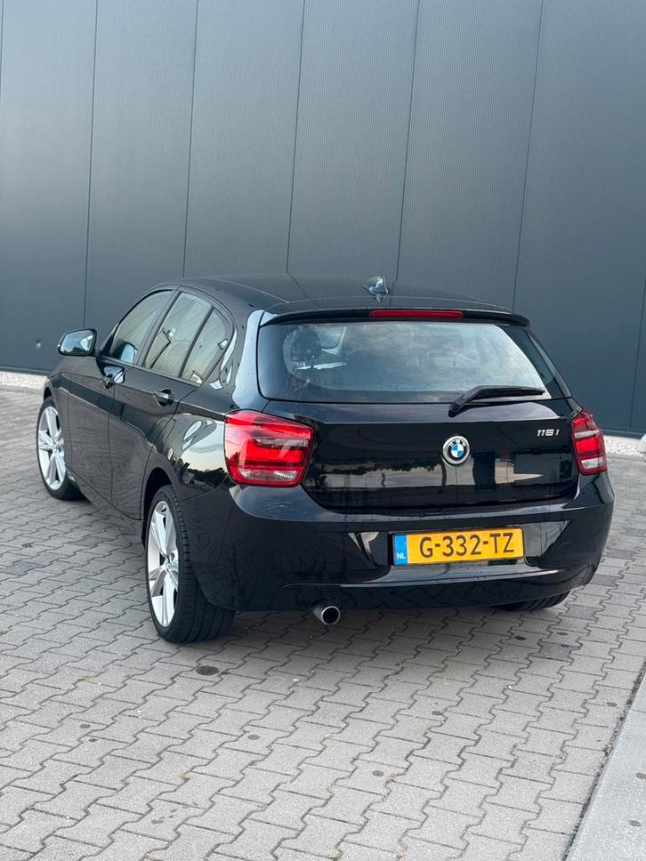 BMW 1-Serie 116i Automaat 2012 Zwart, Auto's, BMW, Bedrijf, 1-Serie, ABS, Airbags, Airconditioning, Alarm, Elektrische buitenspiegels