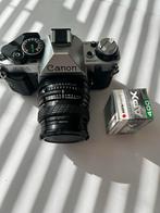 Canon AE-1 Program + Sigma 28mm f/2.8, Audio, Tv en Foto, Fotocamera's Analoog, Ophalen of Verzenden, Gebruikt, Spiegelreflex