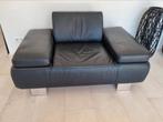 Lederen fauteuil Montel, Ophalen, Zo goed als nieuw, Eenpersoons, Minder dan 150 cm