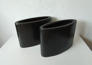 Bloempotten Set - Birma Black Elips beschikbaar voor biedingen
