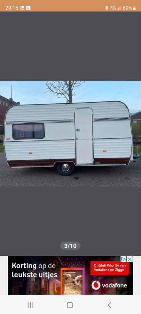 Hobby 400, Caravans en Kamperen, Caravans, Particulier, tot en met 4, Hobby, Ophalen
