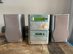 SHARP Mini HIFI Stereo Toren - Zonder Afstandsbediening, Audio, Tv en Foto, Stereo-sets, Ophalen, Gebruikt, Cassettedeck, Microset